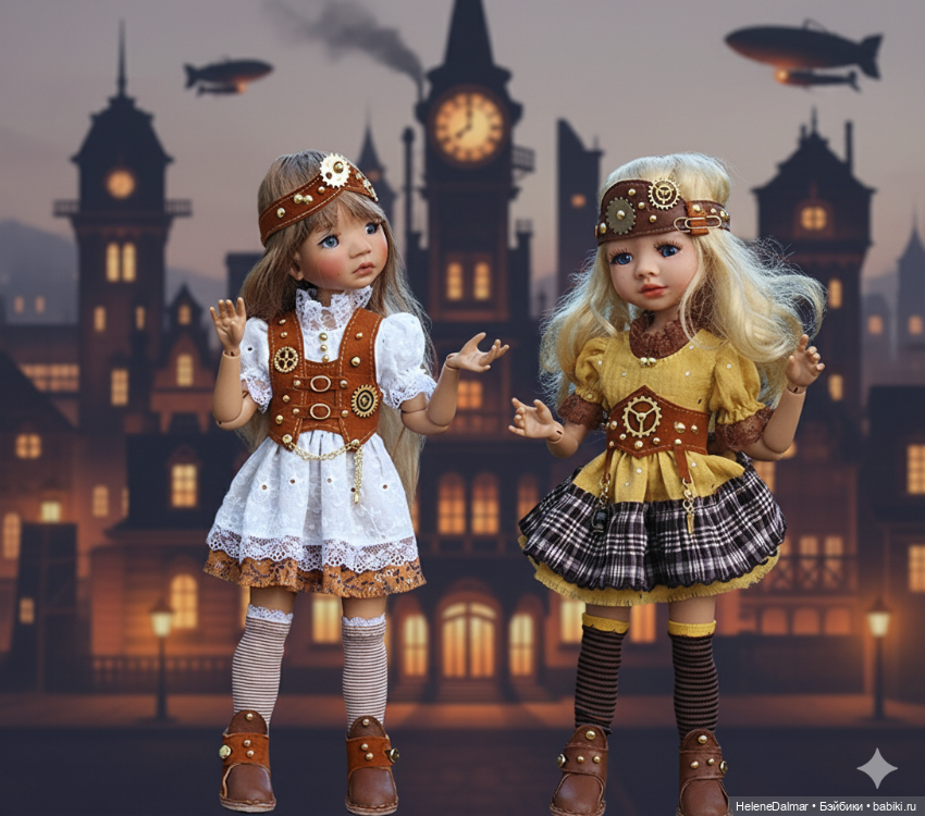 Коллекция стимпанк 20 шт — Одежда и обувь для кукол своими руками: фото (фото 3)