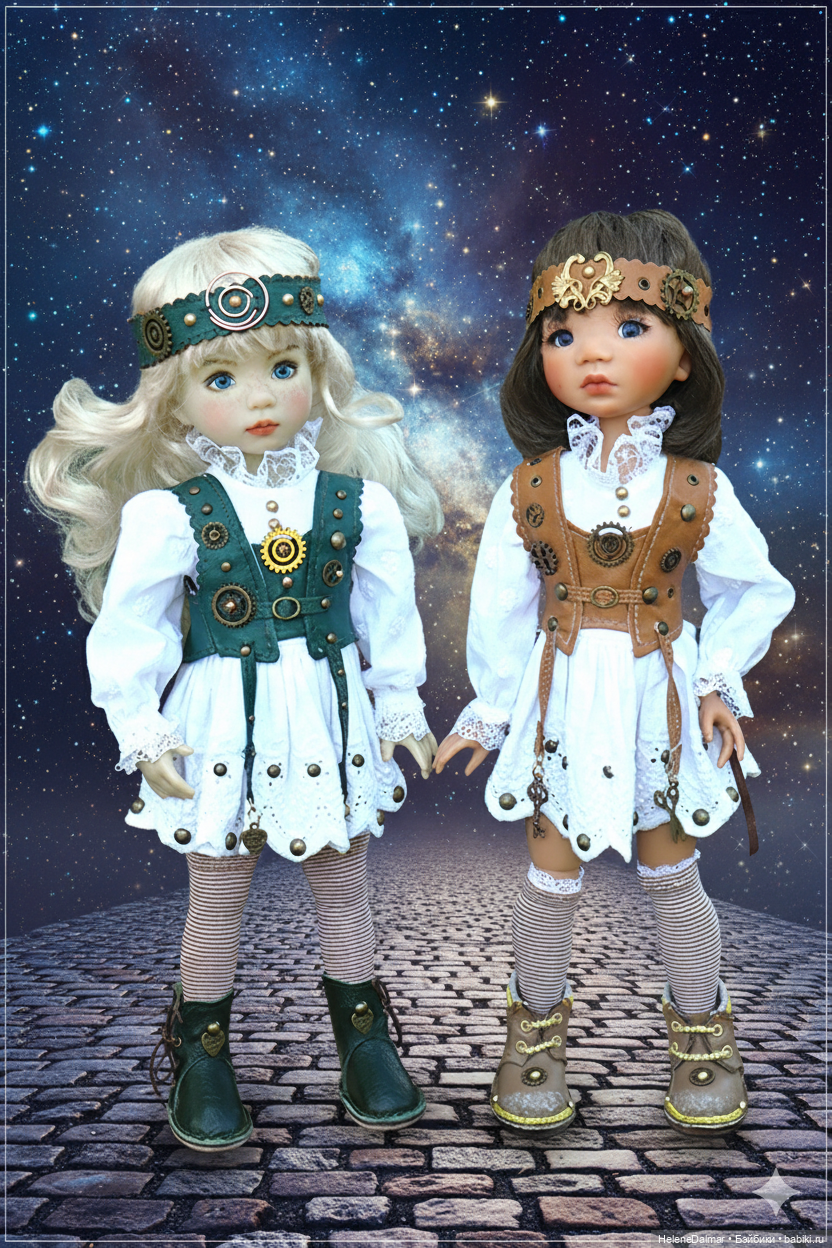 Коллекция стимпанк 20 шт — Одежда и обувь для кукол своими руками: фото