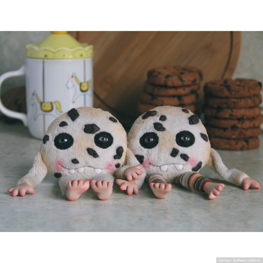 Чайные компаньоны — Игрушки в смешанной технике (мех и глина): Арт (фото 2)