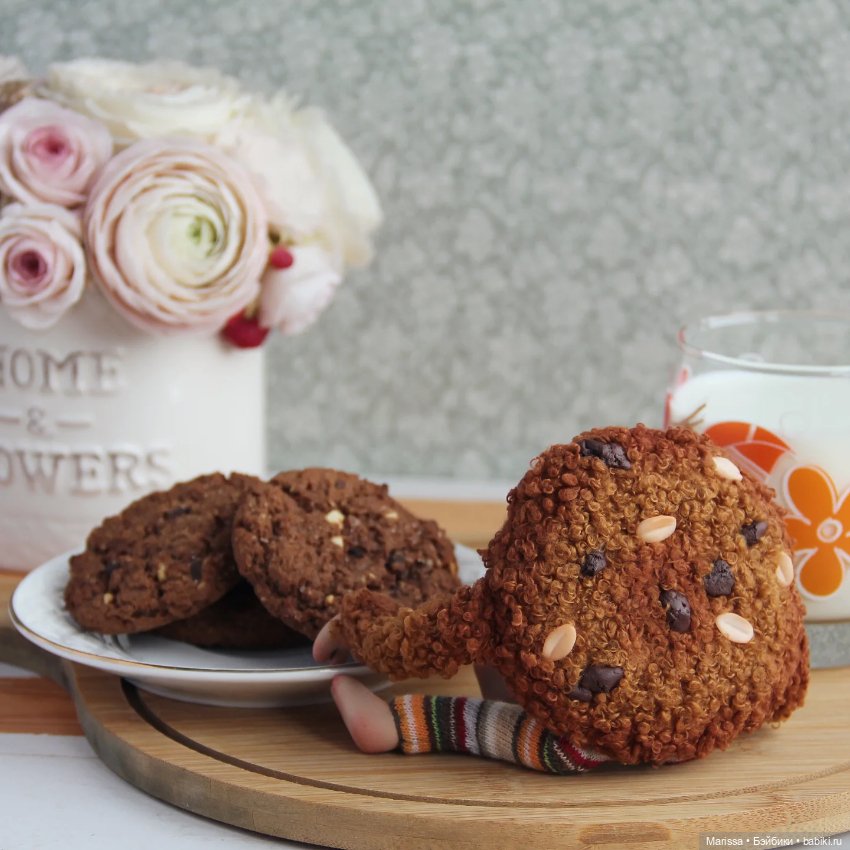 Чайные компаньоны — Игрушки в смешанной технике (мех и глина): Арт