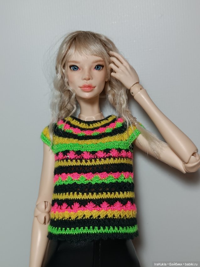 Разноцветное вязание — Одежда и обувь для кукол BJD (БЖД): 1/3 (фото 7)