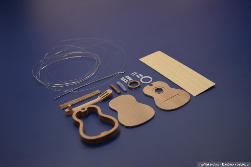 Набор для сборки классической гитары 1/12 (фото 4)