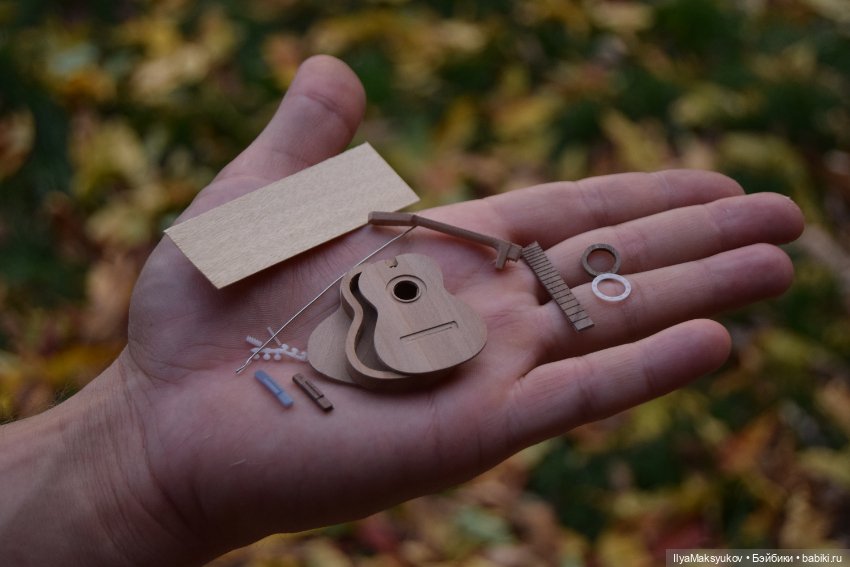 Набор для сборки классической гитары 1/12 (фото 3)