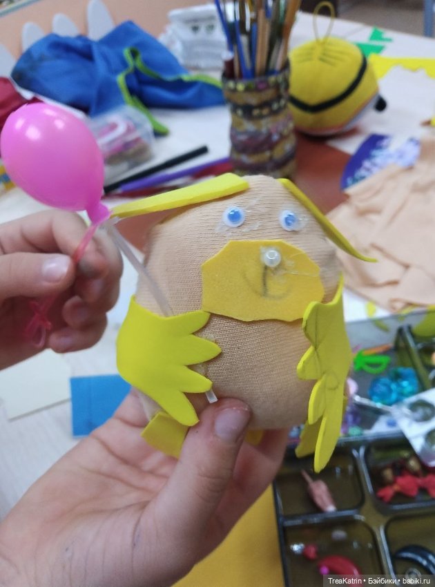 Ева сшила первую игрушку — Текстильные игрушки и примитивы: кофейные (фото 3)