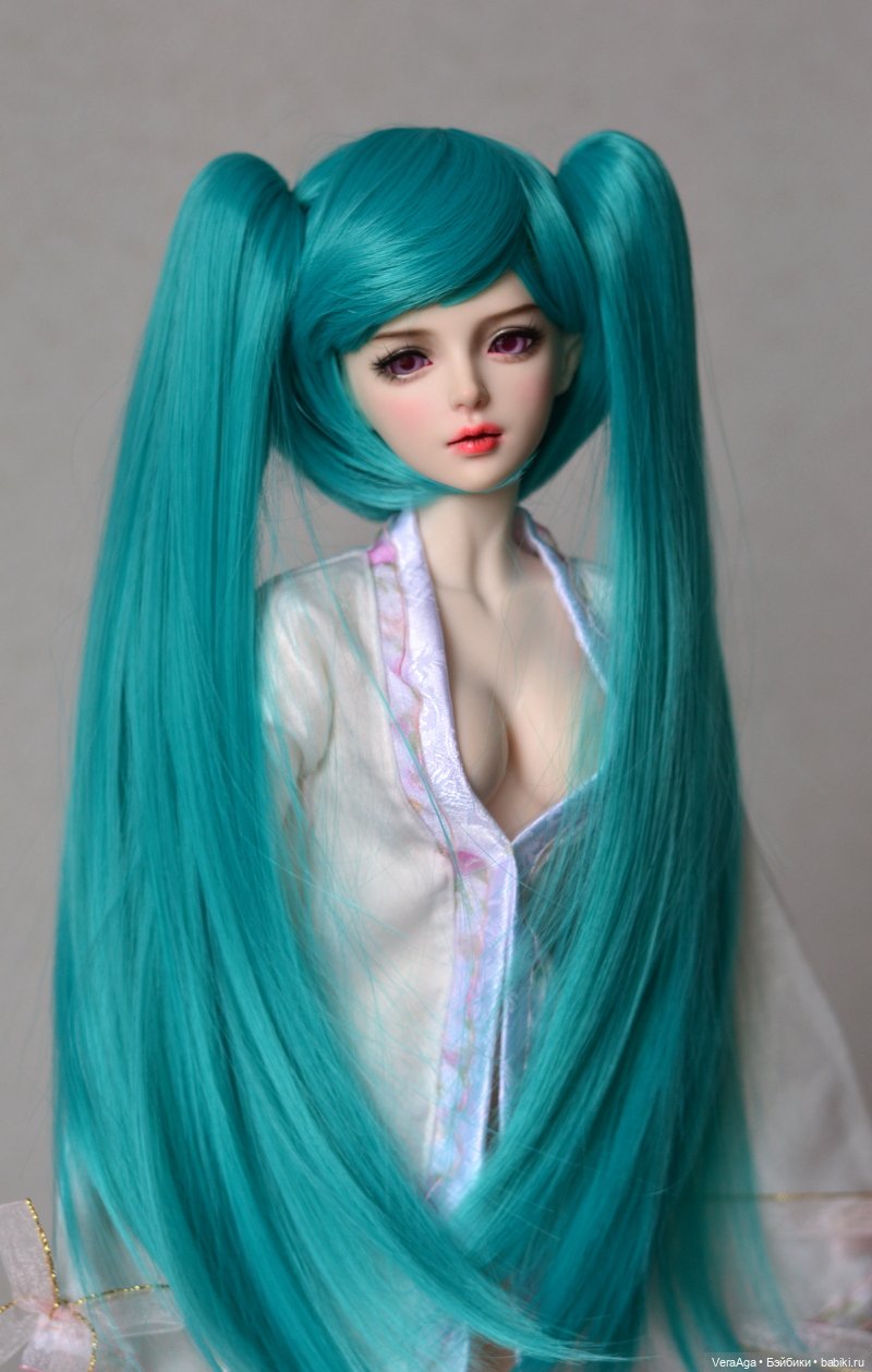 Дева от Ni Meng: парик Хацунэ Мику