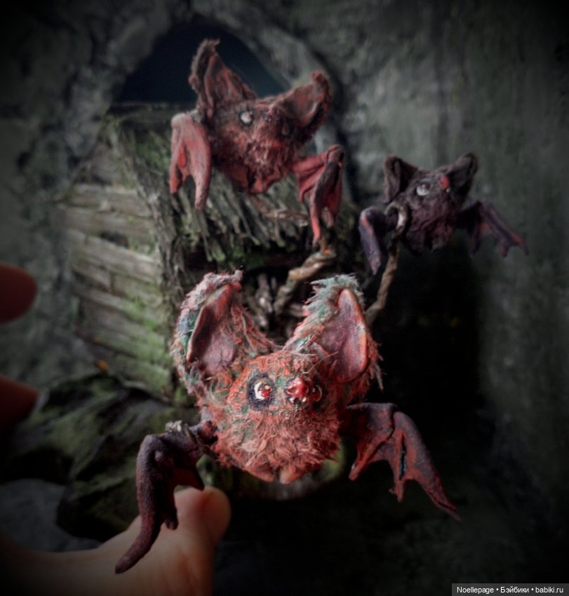 Летучая мышь с детьми — Зарисовки из кукольной жизни: фотоистории (фото 3)