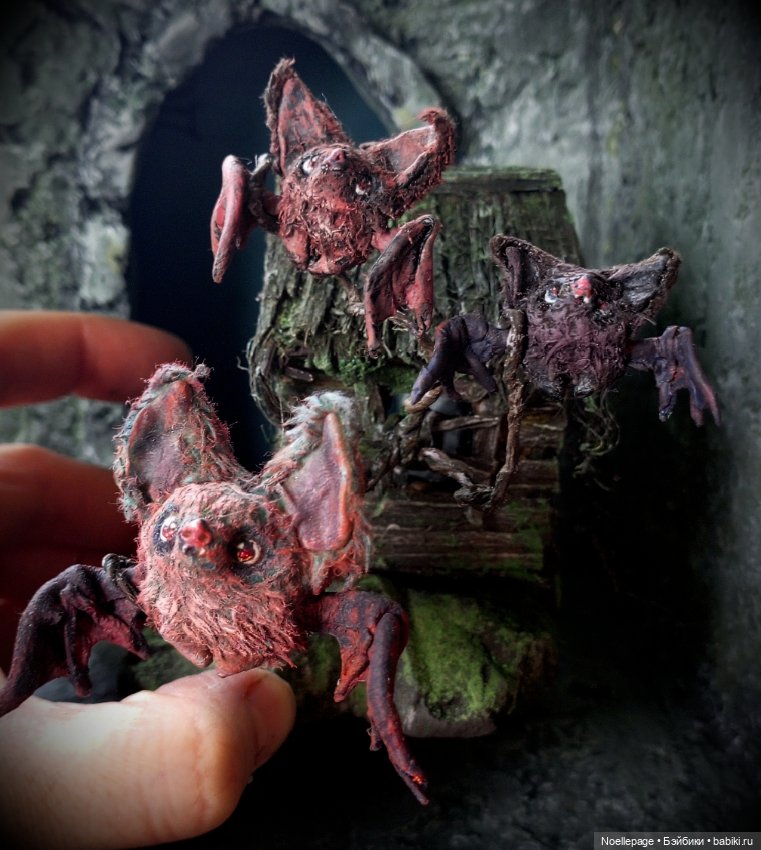 Летучая мышь с детьми — Зарисовки из кукольной жизни: фотоистории (фото 4)