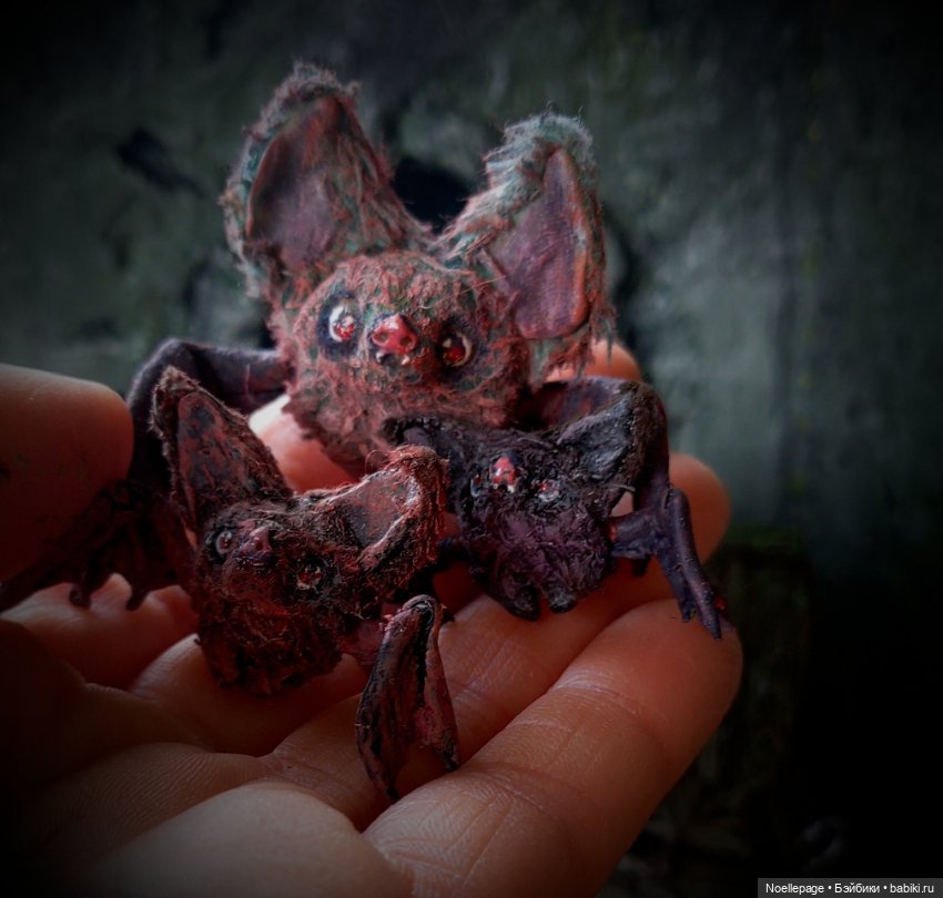 Летучая мышь с детьми — Зарисовки из кукольной жизни: фотоистории (фото 5)