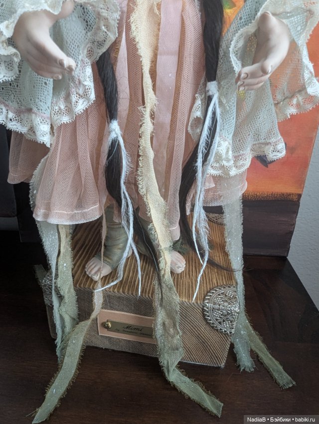 Beatrice Perini большая шарнирная фарфоровая кукла ООАК