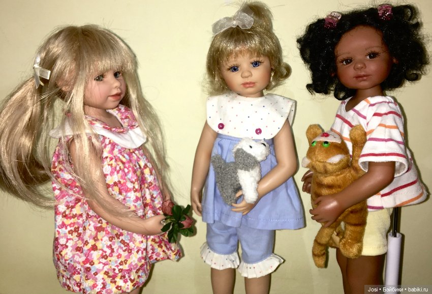 Tammi, Sally и Angelina виниловые девочки от Gabriele Muller (фото 2)