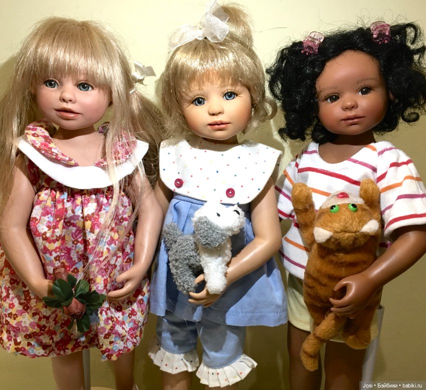 Tammi, Sally и Angelina виниловые девочки от Gabriele Muller