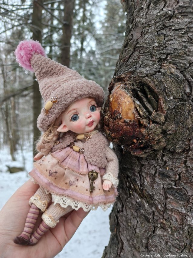 Маленький лесной эльф — Лепка авторских кукол: полимерная глина (фото 7)