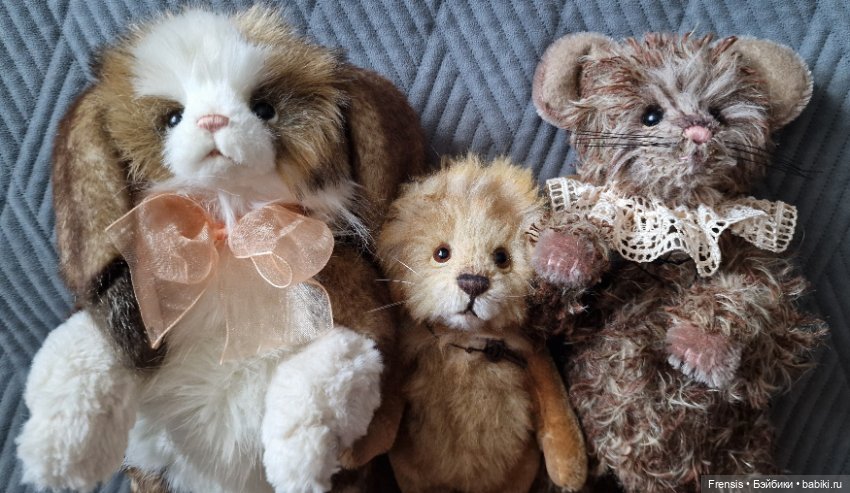 Мишка, львенок, заяц и опять крысенок: Charlie Bears, Sunkid (фото 3)