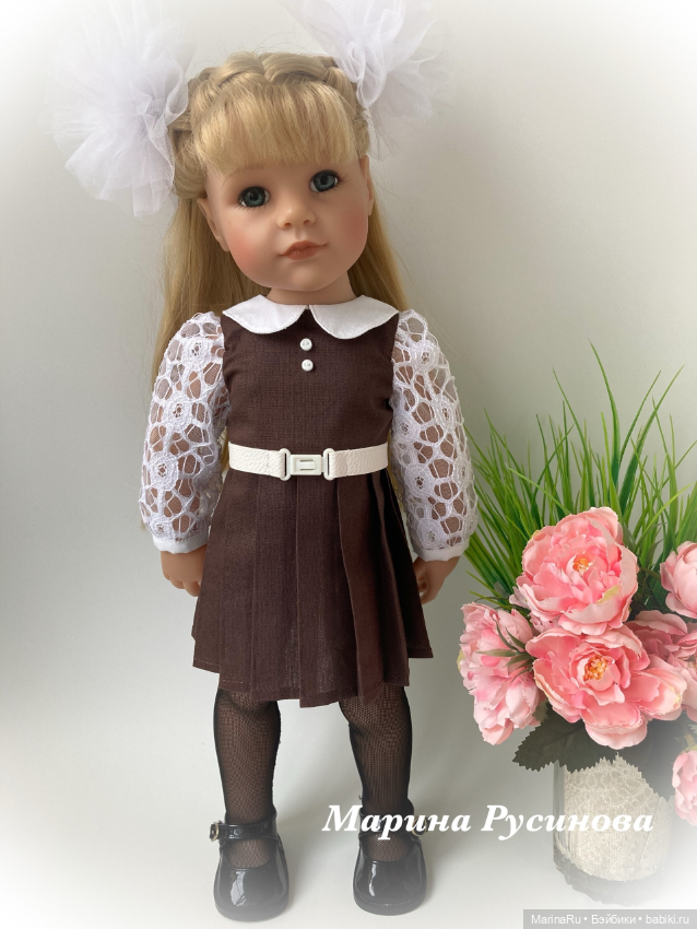 Школьная форма для Юлии — Одежда и обувь для кукол своими руками: фото (фото 7)
