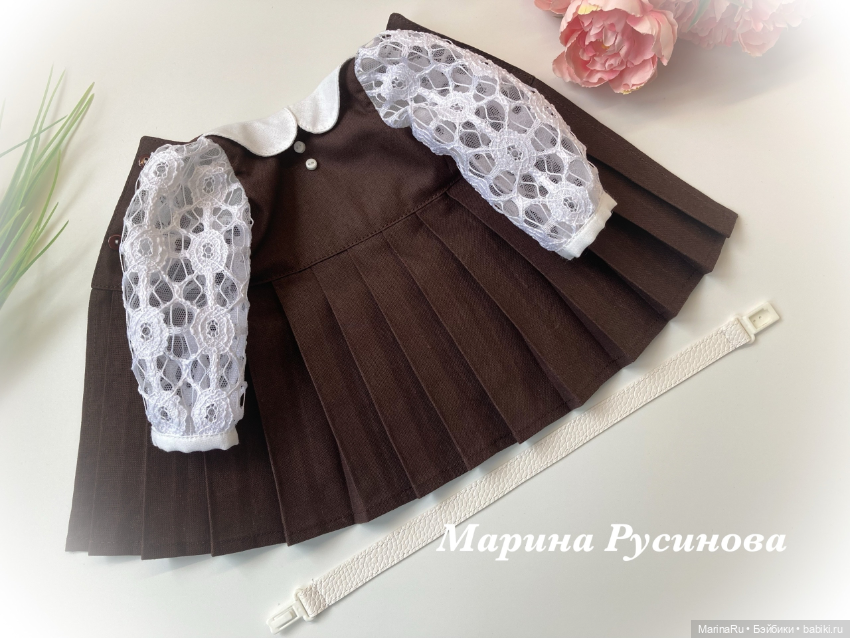 Школьная форма для Юлии — Одежда и обувь для кукол своими руками: фото (фото 10)