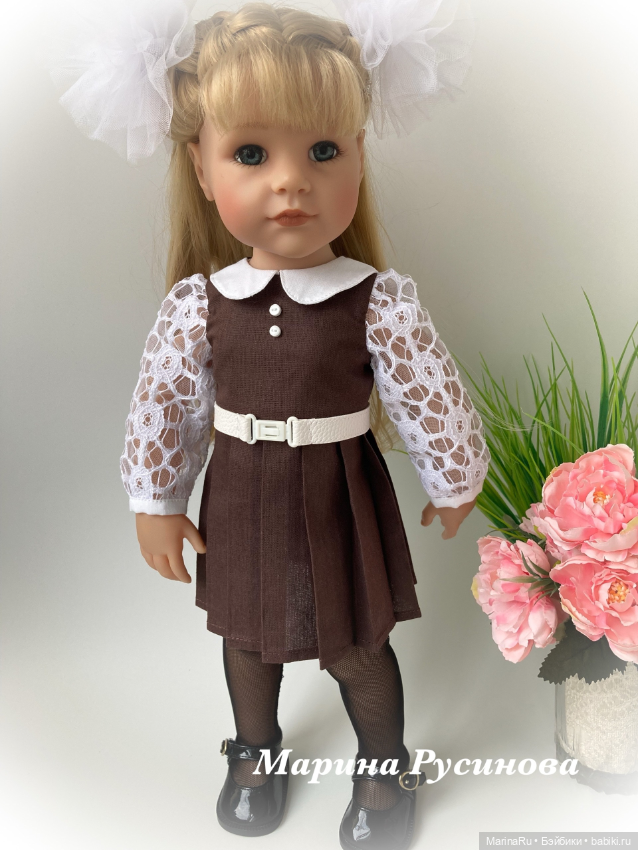 Школьная форма для Юлии — Одежда и обувь для кукол своими руками: фото (фото 6)