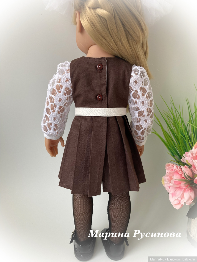 Школьная форма для Юлии — Одежда и обувь для кукол своими руками: фото (фото 9)