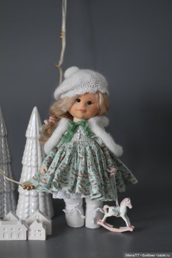 Зимний Ангел — Авторские текстильные куклы: Вальдорфские (фото 2)
