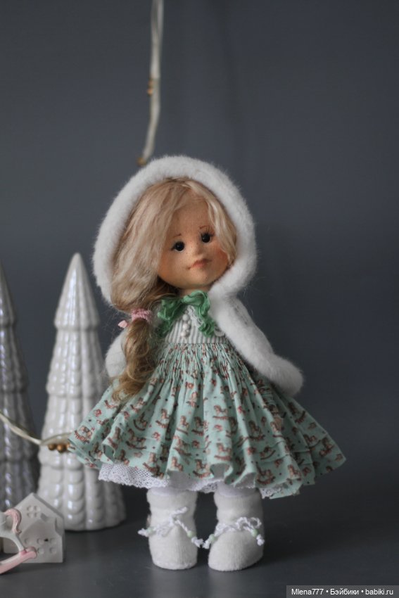 Зимний Ангел — Авторские текстильные куклы: Вальдорфские (фото 7)