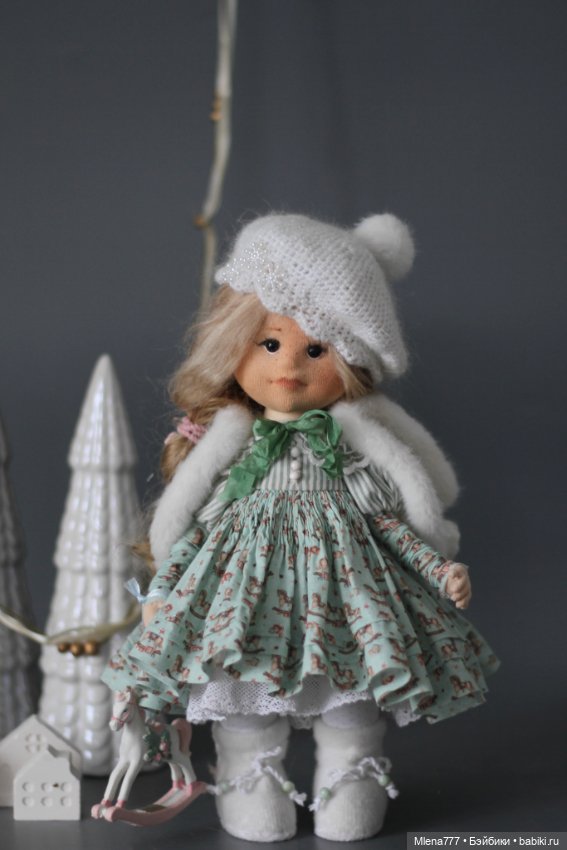 Зимний Ангел — Авторские текстильные куклы: Вальдорфские (фото 8)