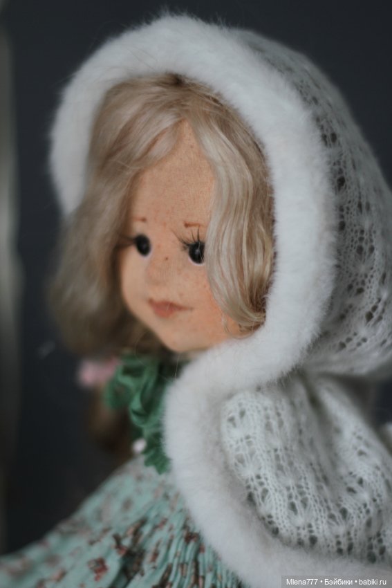 Зимний Ангел — Авторские текстильные куклы: Вальдорфские (фото 6)