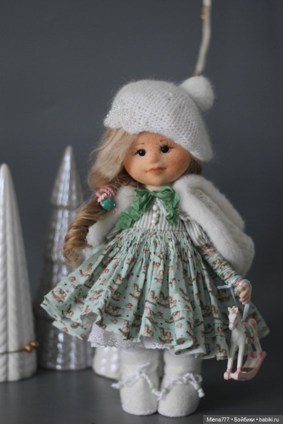Зимний Ангел — Авторские текстильные куклы: Вальдорфские (фото 9)