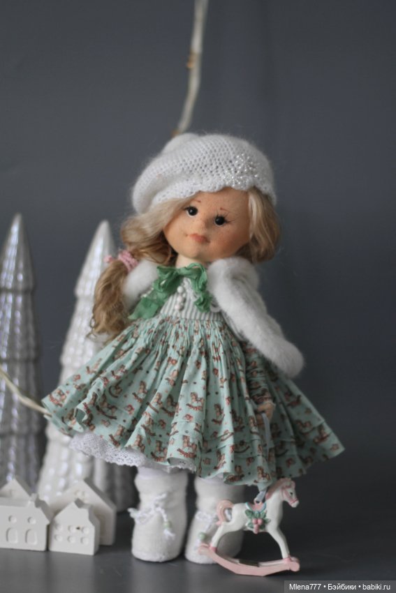 Зимний Ангел — Авторские текстильные куклы: Вальдорфские (фото 4)
