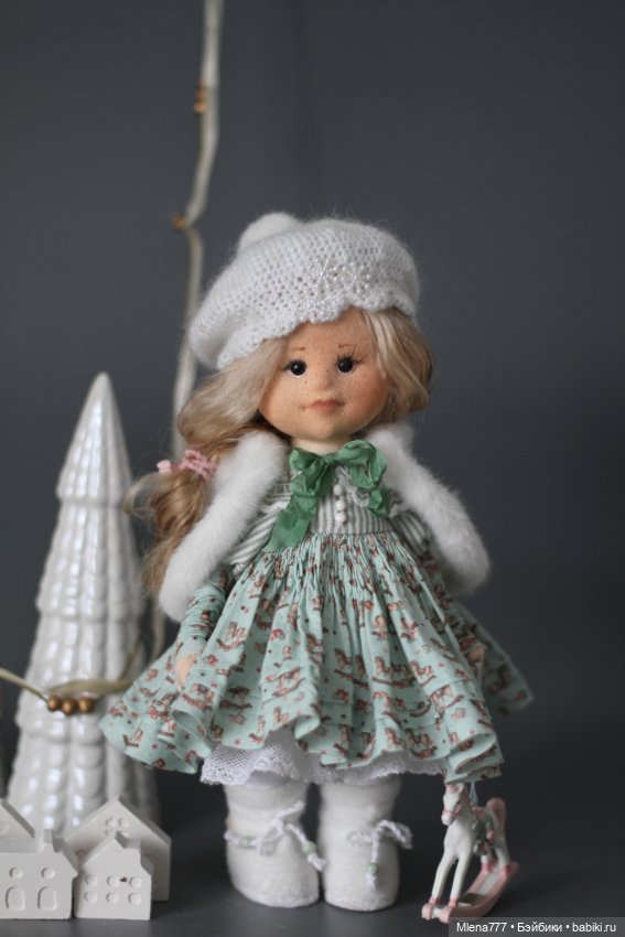 Зимний Ангел — Авторские текстильные куклы: Вальдорфские (фото 3)