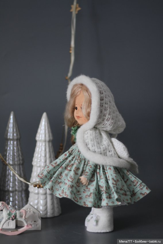 Зимний Ангел — Авторские текстильные куклы: Вальдорфские (фото 5)