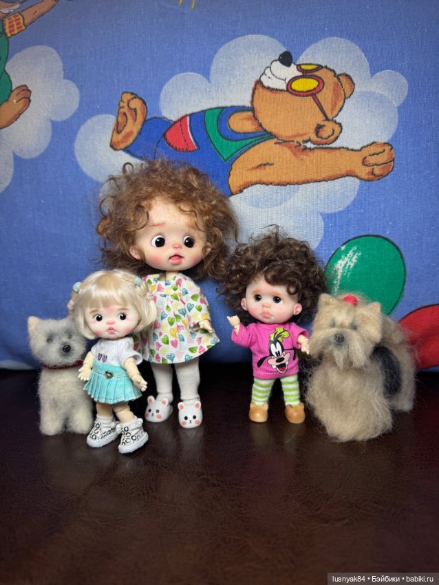 Крошка-микроб кудряшка — Куклы и тела Obitsu (Обитсу): 1/6 (фото 5)