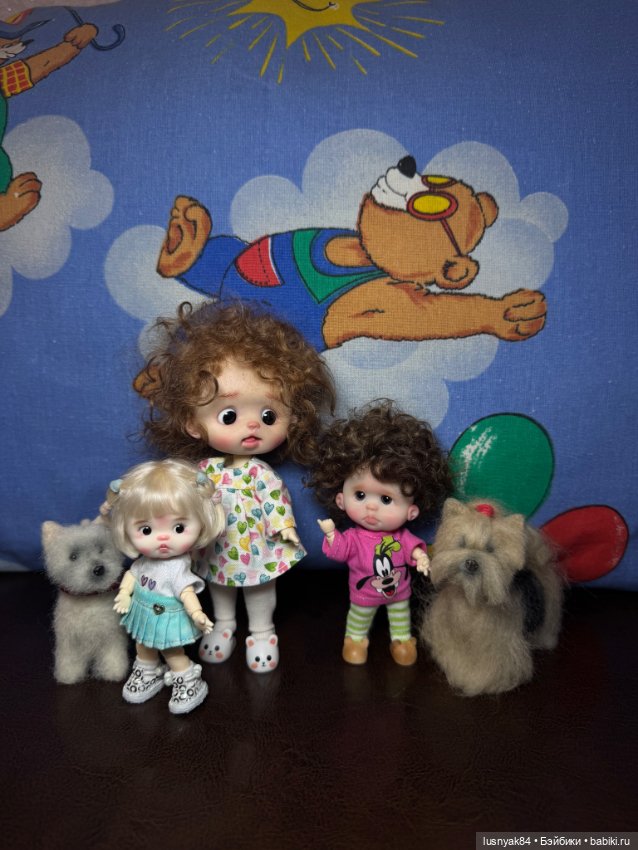 Крошка-микроб кудряшка — Куклы и тела Obitsu (Обитсу): 1/6 (фото 4)