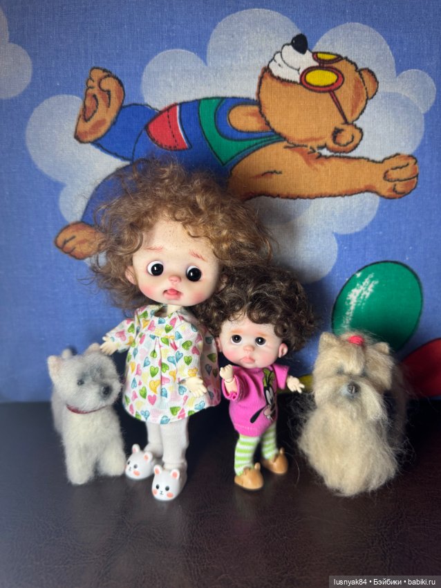 Крошка-микроб кудряшка — Куклы и тела Obitsu (Обитсу): 1/6 (фото 8)