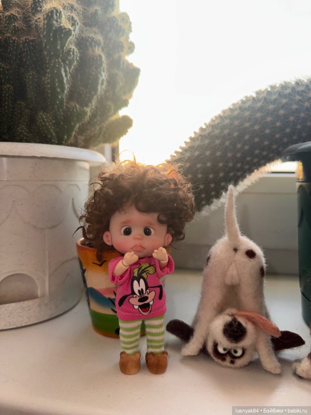 Крошка-микроб кудряшка — Куклы и тела Obitsu (Обитсу): 1/6 (фото 2)