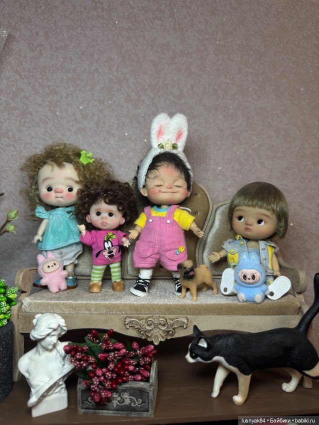 Крошка-микроб кудряшка — Куклы и тела Obitsu (Обитсу): 1/6 (фото 9)