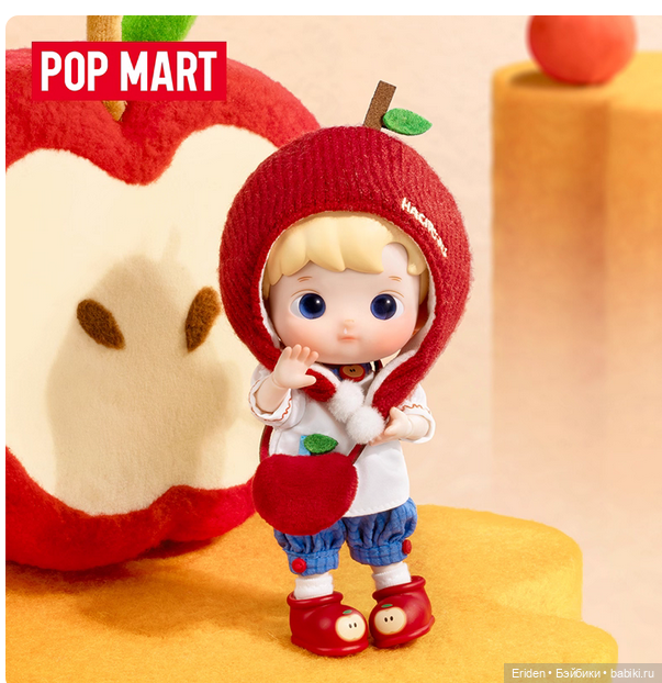 Popmart новинка, шарнирные секретки Hacipupu