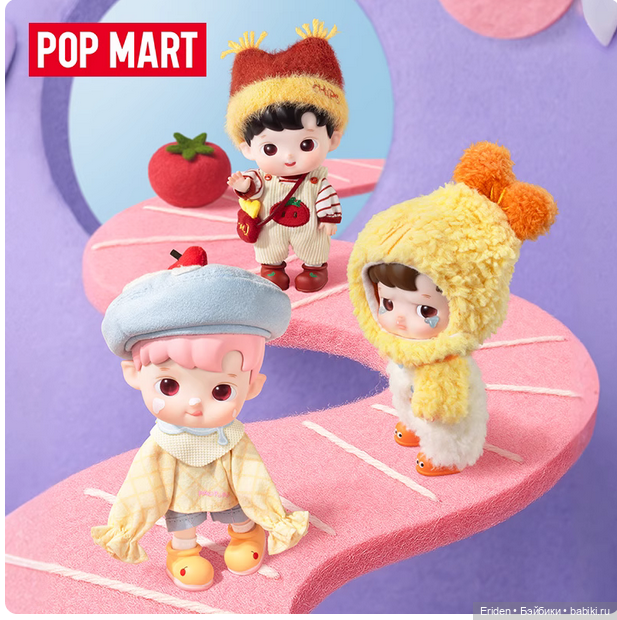 Popmart новинка, шарнирные секретки Hacipupu (фото 4)