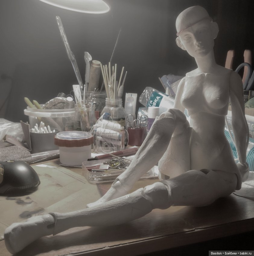 Мастер-модель девушка — Авторские шарнирные куклы своими руками: лепка (фото 3)