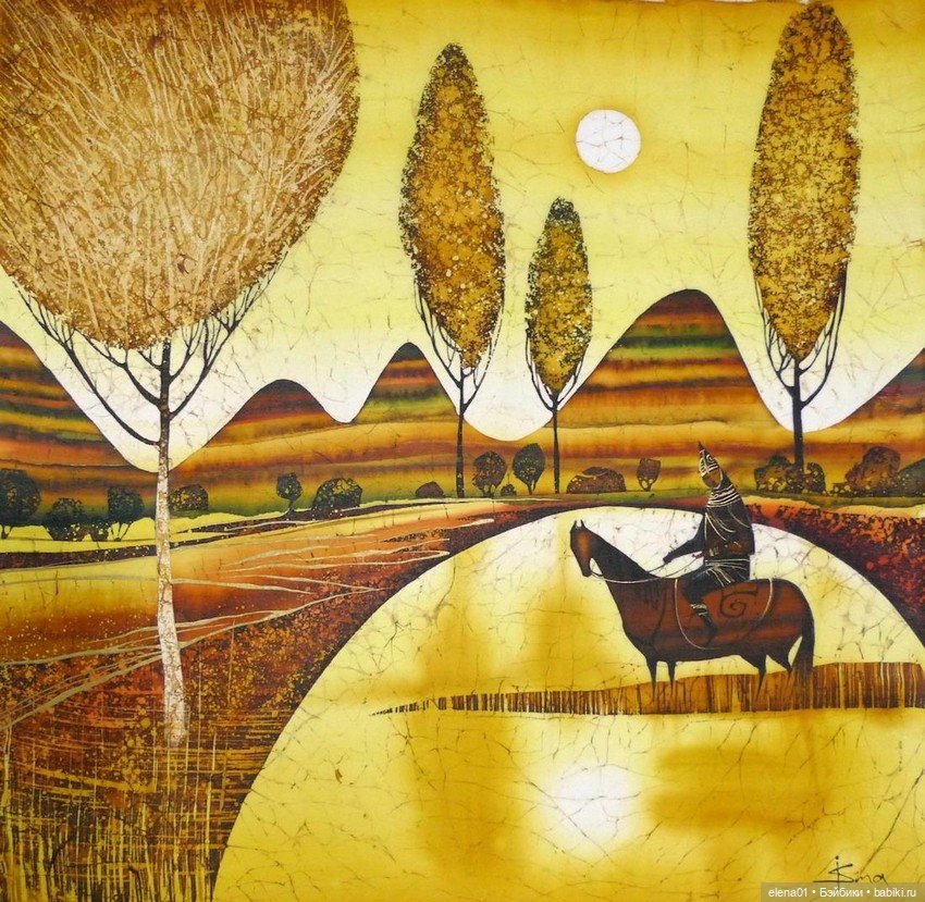 Юлия Исмамбетова и ее удивительный мир батика (фото 5)