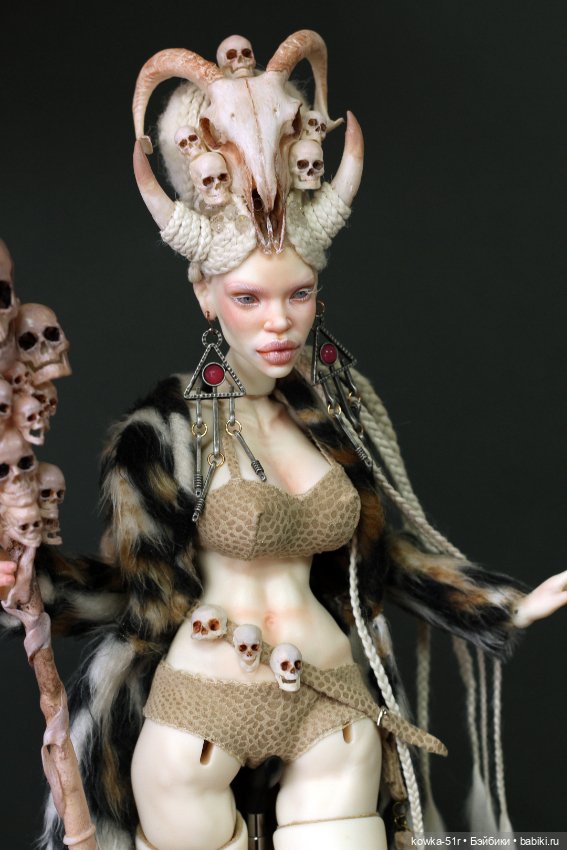 Иман Альбинос — Авторские шарнирные куклы своими руками: лепка (фото 4)