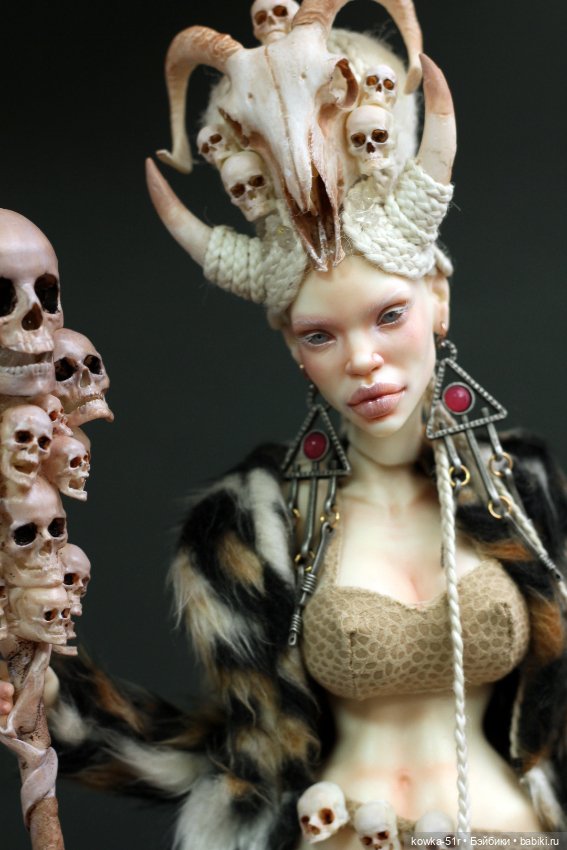 Иман Альбинос — Авторские шарнирные куклы своими руками: лепка (фото 3)