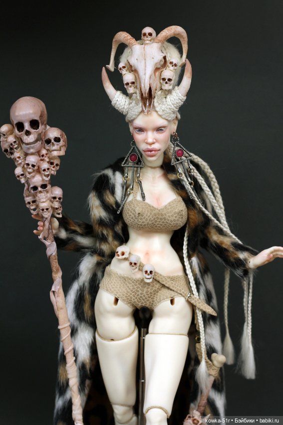 Иман Альбинос — Авторские шарнирные куклы своими руками: лепка (фото 2)