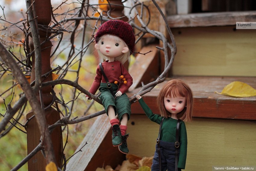 Мои гномы — Куклы Landoudou и Birdie: Дизайнерский винил