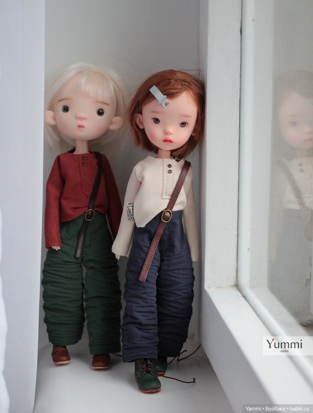 Мои гномы — Куклы Landoudou и Birdie: Дизайнерский винил