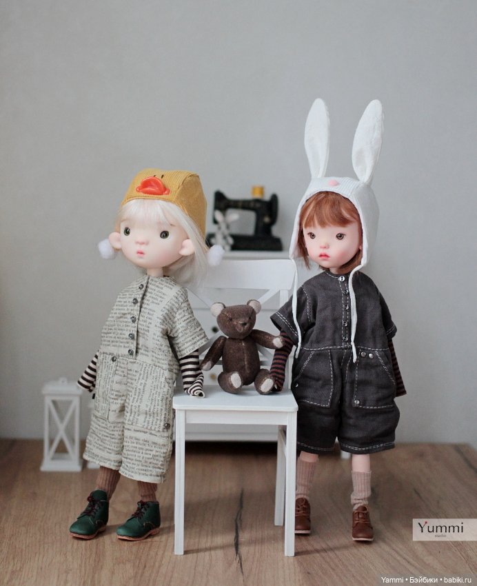 Мои гномы — Куклы Landoudou и Birdie: Дизайнерский винил