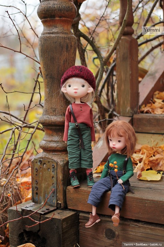 Мои гномы — Куклы Landoudou и Birdie: Дизайнерский винил (фото 6)