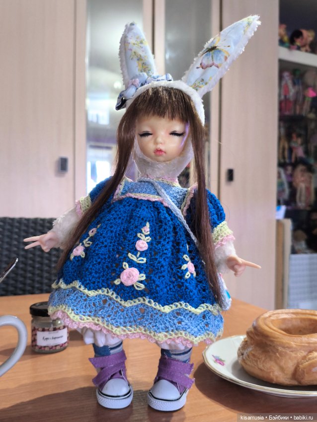 Зайка тедди-долл — Одежда и обувь для кукол своими руками: фото (фото 6)