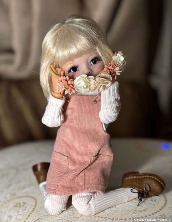 Веночек 🌸 — ООАК Paola Reina (Паола Рейна) и испанских кукол: перерисовка (фото 3)