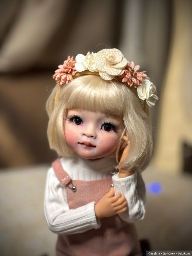 Веночек 🌸 — ООАК Paola Reina (Паола Рейна) и испанских кукол: перерисовка (фото 2)