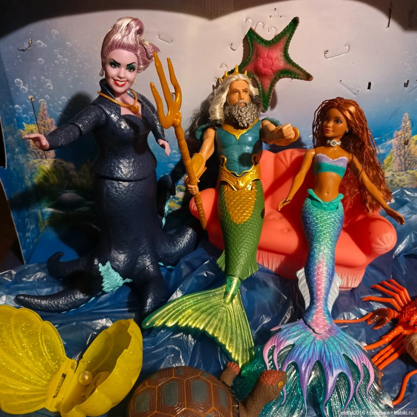 Подводная жизнь зимой — Куклы Disney Animators и Принцессы Диснея: Disney Store (фото 6)