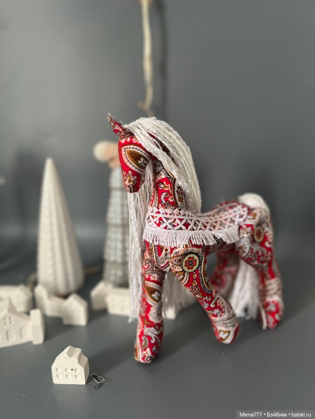 Лошадки из ткани — Авторские текстильные куклы: Вальдорфские (фото 4)